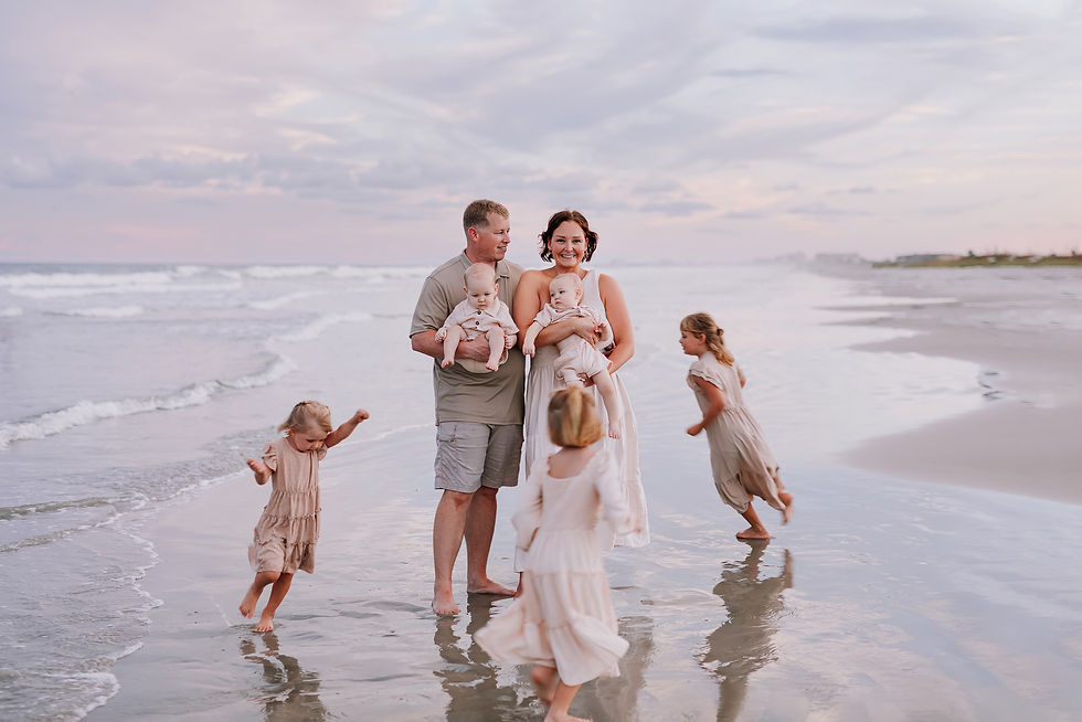 Outdoor family session, brevard county beach session, cocoa beach family photographer, brevard count