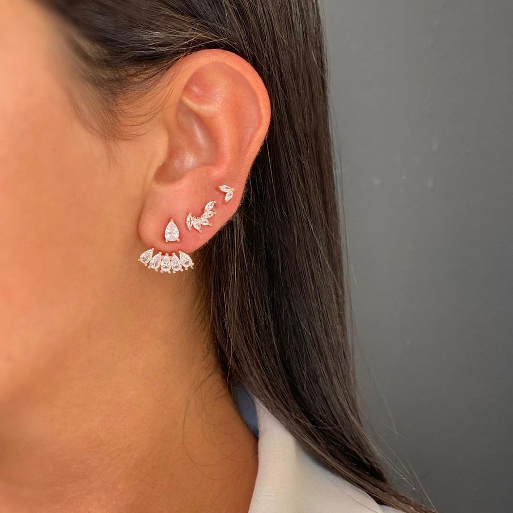 עגילי מניפה emily