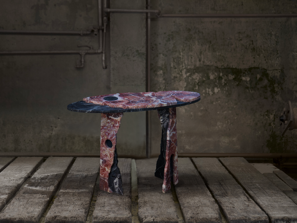 marble console