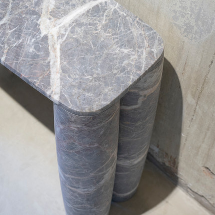 Levante marble design console handcrafted by Serafini and designed by Matteo Brambilla