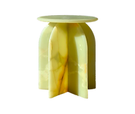 Palladio sidobord i marmor i Onice Verde