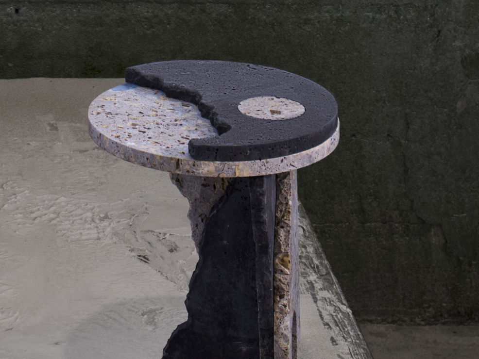 marble side table