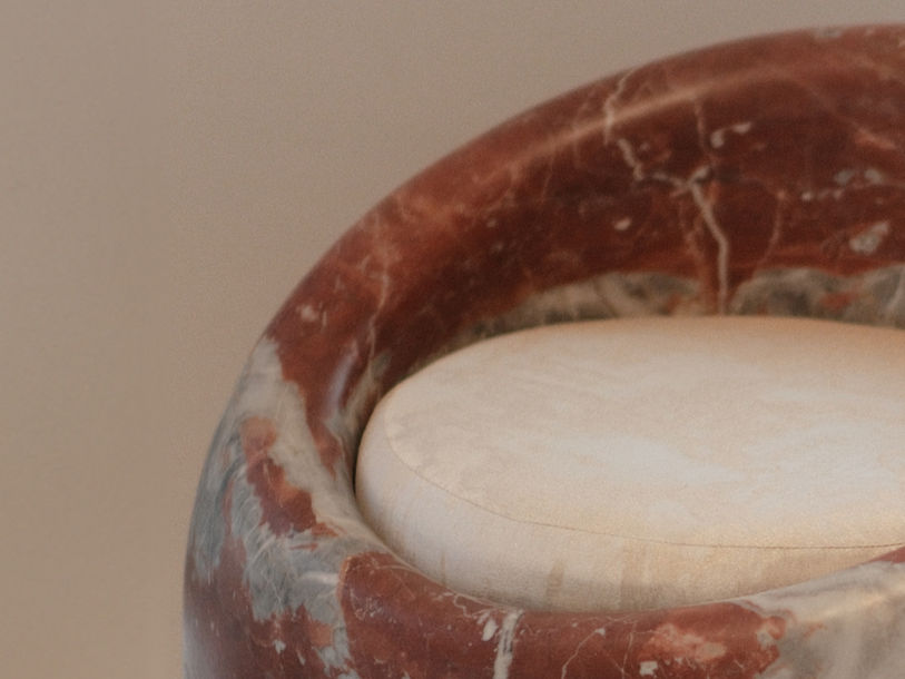 armchair marble