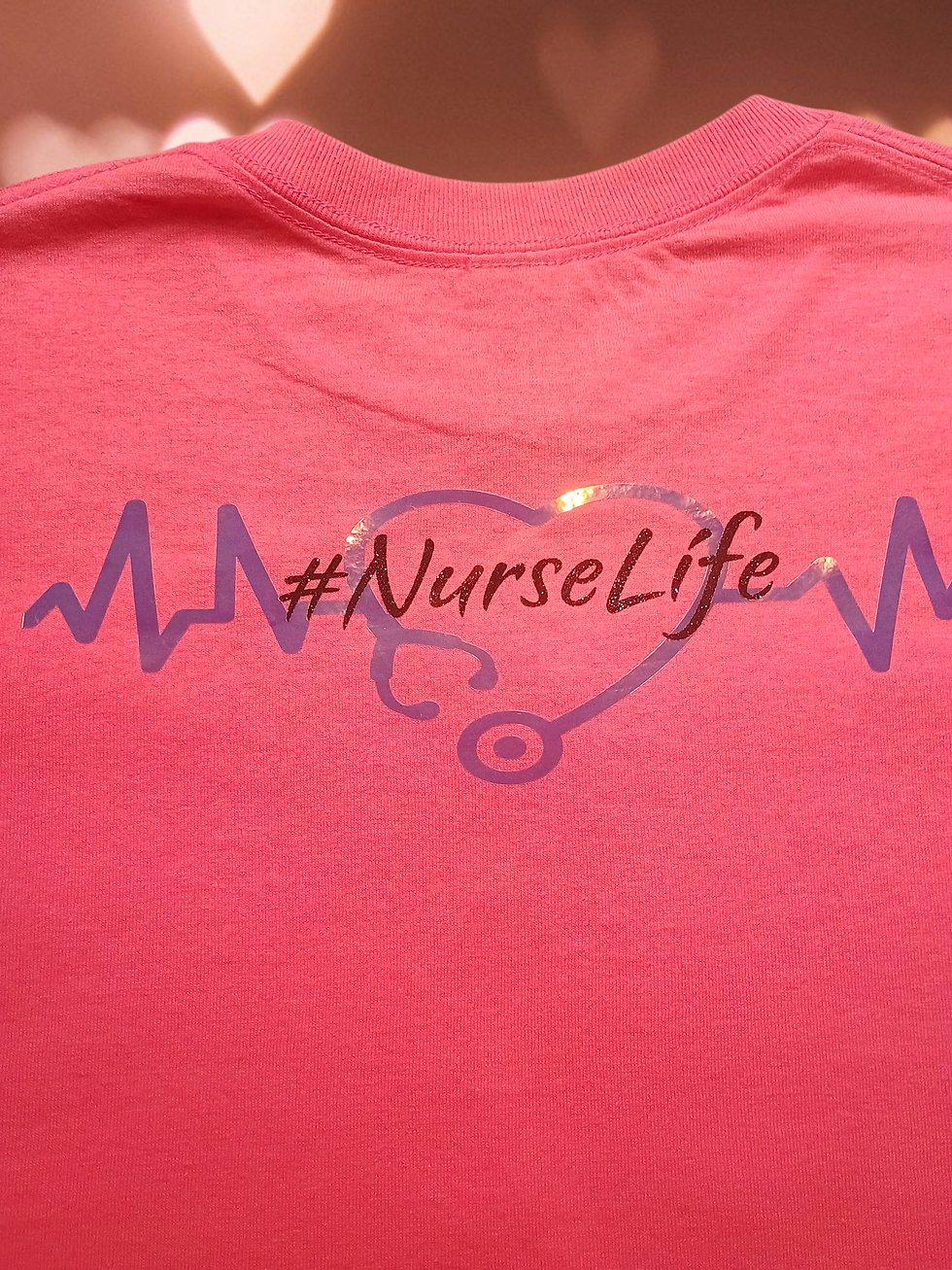 Thumbnail: Nurse Life Tee, Educated Dedicated & Caffeinated Tshirt 