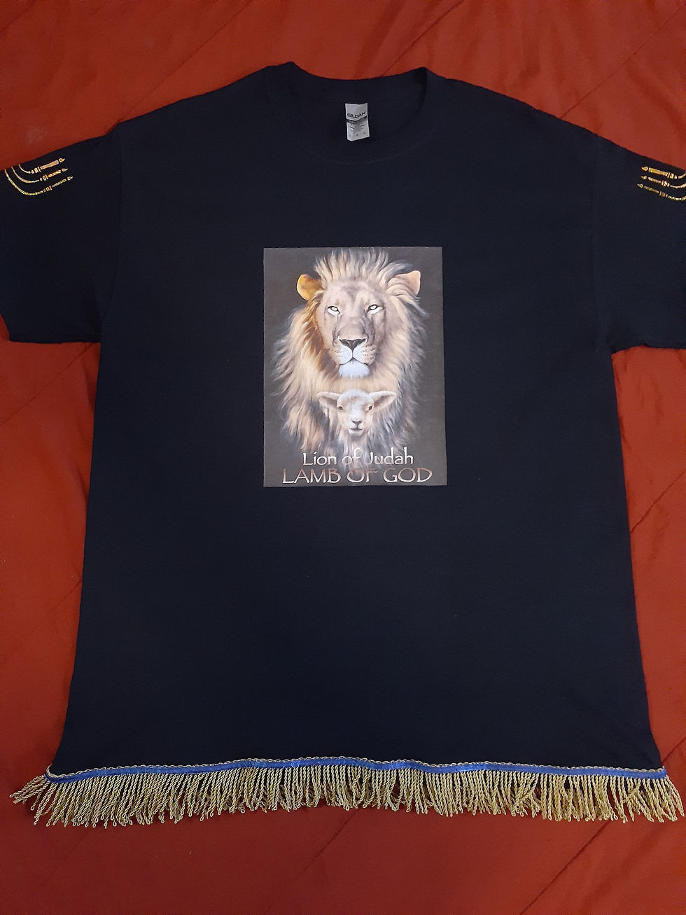 Thumbnail: Lion of Judah Lamb of God T-Shirt, 12 Tribes Chart Shirt