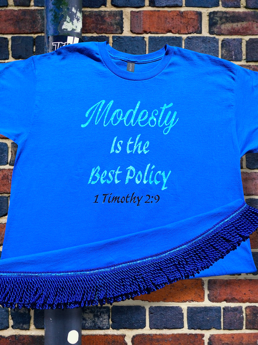 Thumbnail: Modesty Is the Best Policy T-Shirt, Proverbs 31 Woman Tee