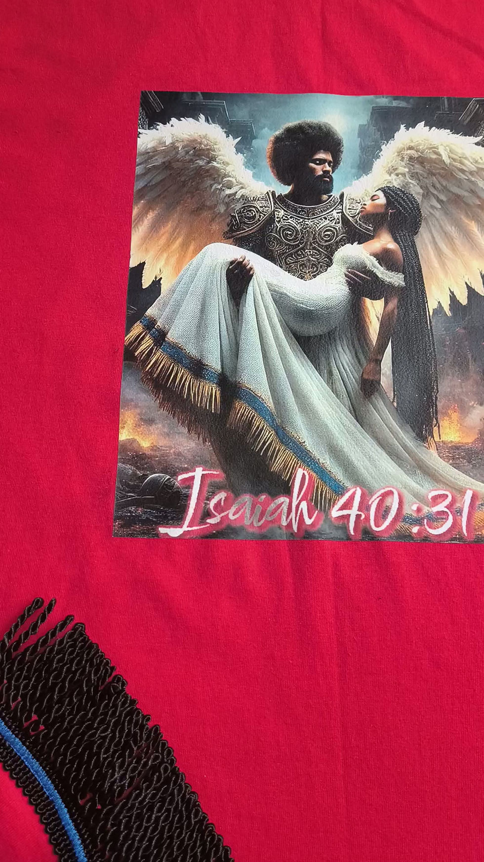 Thumbnail: Isaiah 40:31 T-Shirt, They That Wait Upon the Lord Tee, Faith Over Fear Shirt