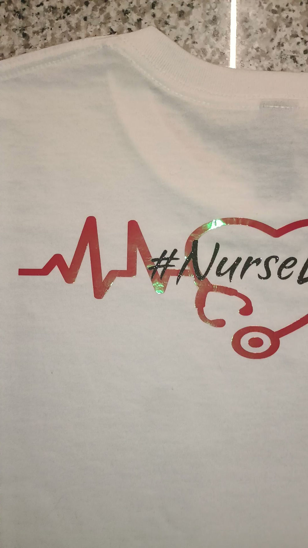 Thumbnail: Nurse Life Tee, Educated Dedicated & Caffeinated Tshirt 
