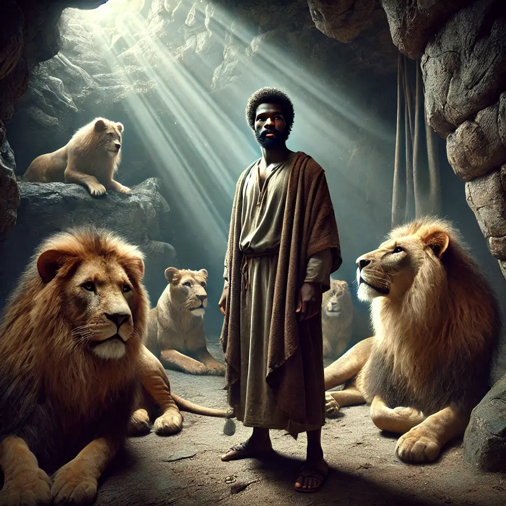 Daniel and the Lions Den T-Shirt, Have Faith Graphic Tee, Biblical Streetwear