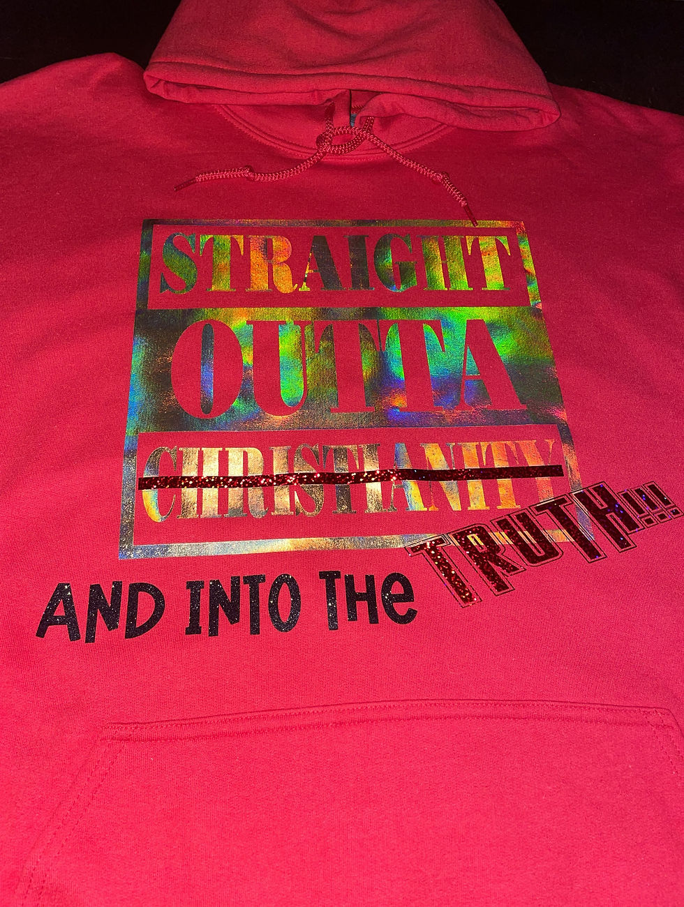 Thumbnail: Copy of Straight Outta Christianity Hoodie