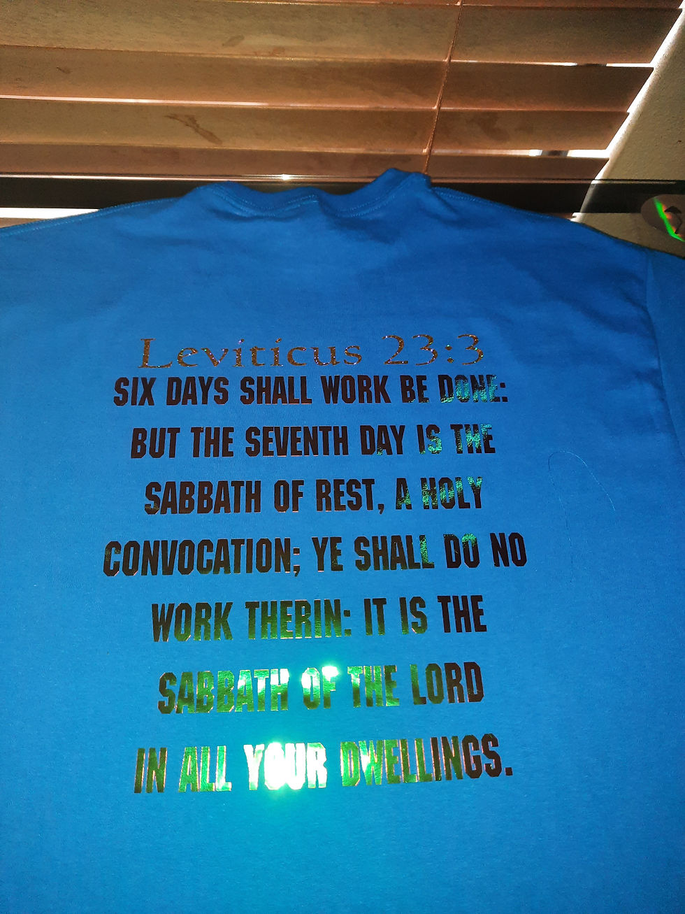 Thumbnail: Not Today Esau It’s the Sabbath T-Shirt