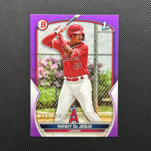 2023 Bowman - Chrome Prospects Purple Refractor #BCP-19 Randy De
