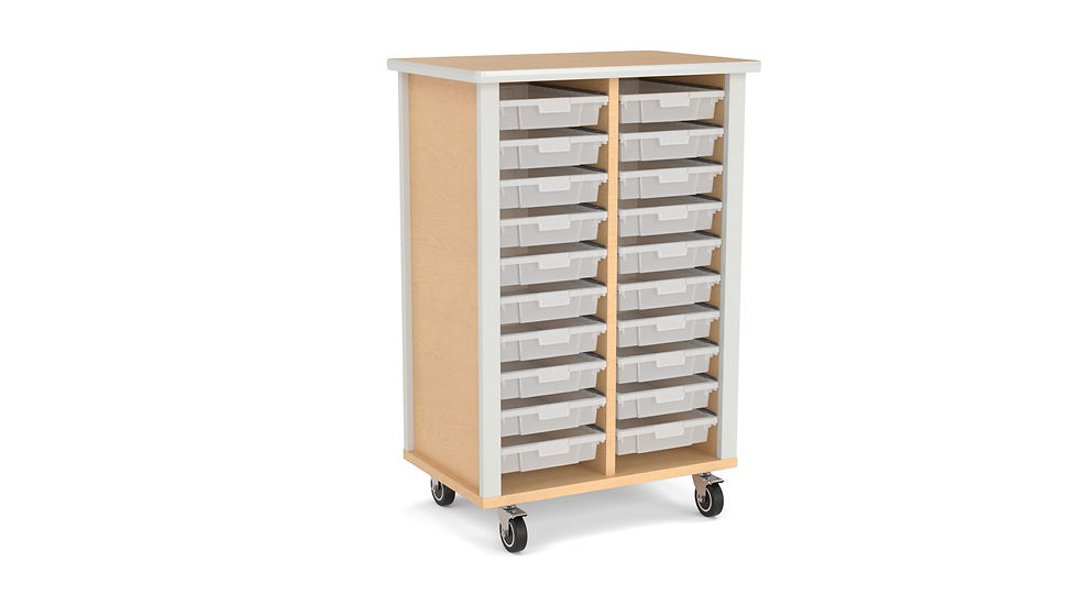 ENERGI EN-MTC-1020 Mobile Tote storage with 20 bins