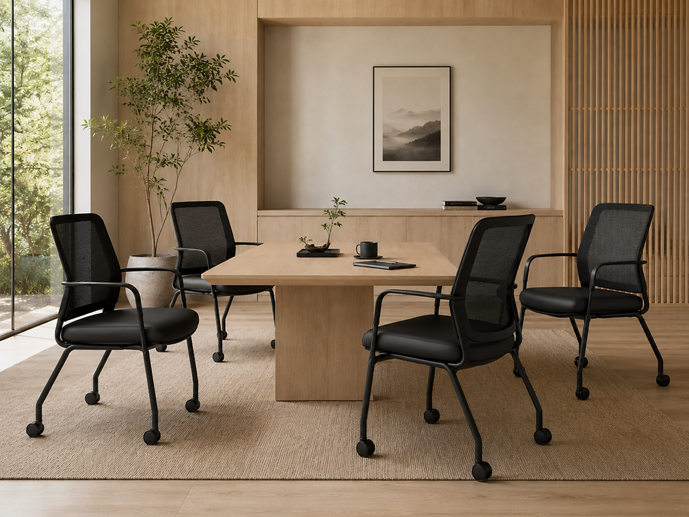 Thumbnail: HYS-RYD-5510-BLK — HEYES™ RYDE™ 5510 Mobile Side Chair