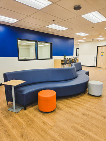 Fusion Collegiate Project - Soft Seating and ottomans