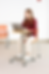 Thumbnail: ENERGI™ Pneumatic Height Adjustable Sit Stand Desk 20x26 | with student sitting