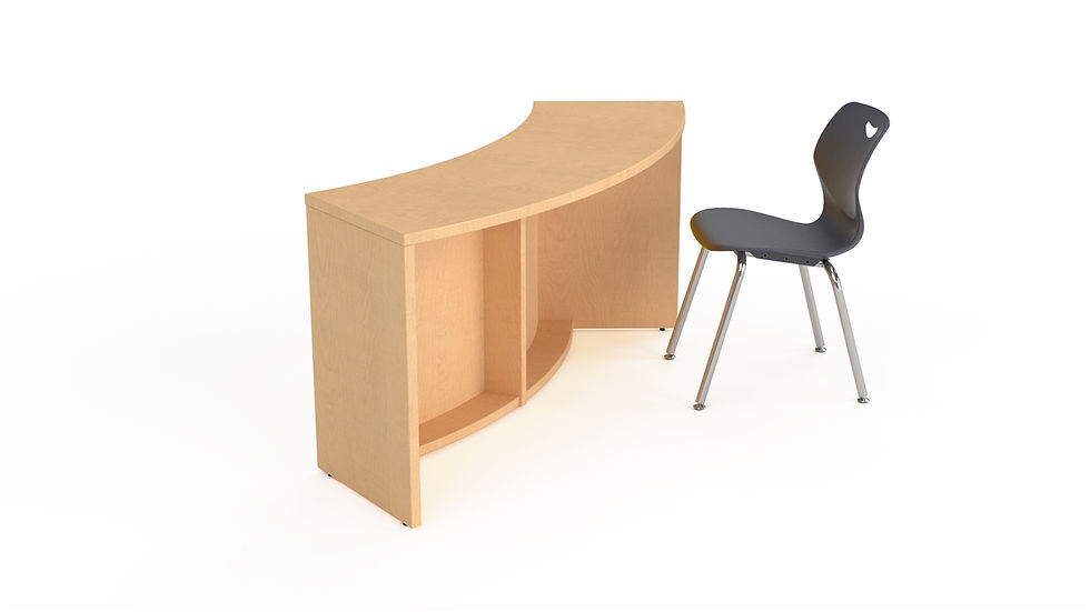 Thumbnail: ENERGI™ Single Sided Curved Table 29 Inch Height