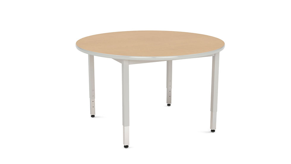 ENERGI™ Round GP Table with Adjustable Height Legs. 48" Round.