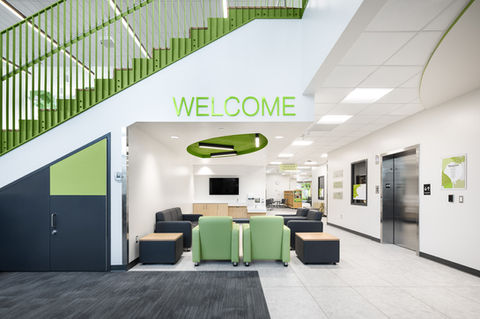 Argyle School - reception seating