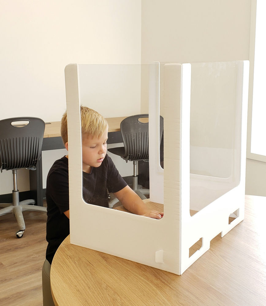 Desk Shields/Sneeze Guards for Student Desks & Tables