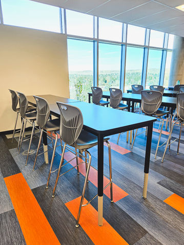 Fusion Collegiate Project - Library/Lab Tables and Seating