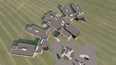 Blood Tribe Recovery Centre - Top view
