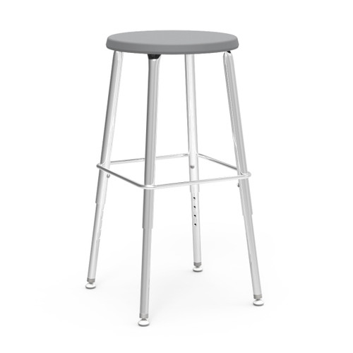 6418 National Public Seating 18 Inch Padded Stool - The Furniture Family
