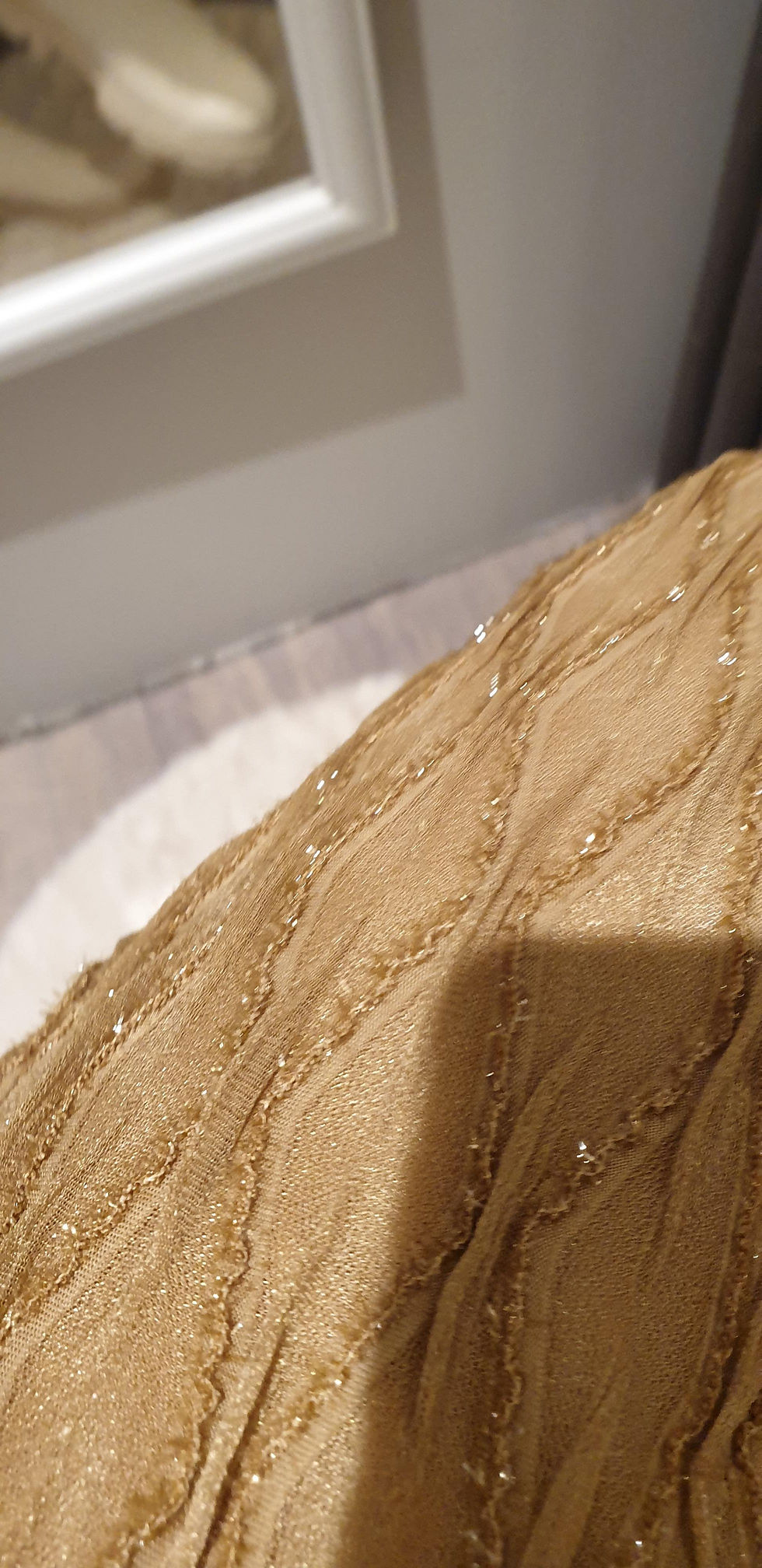 Miniature : Jupe tulle caramel scintillante