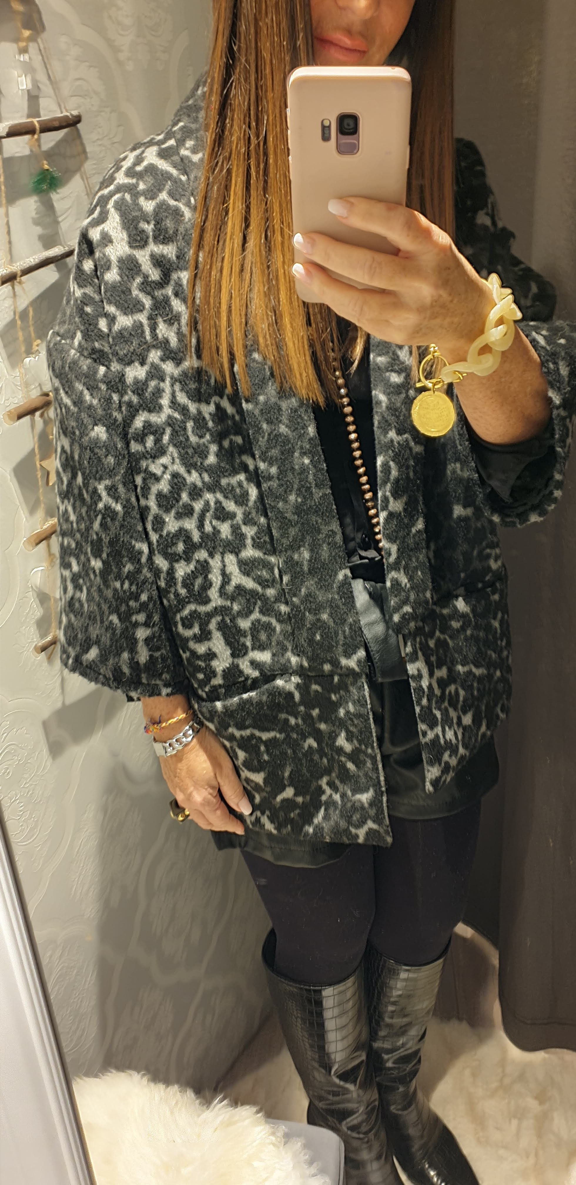 Veste imprimé léopard