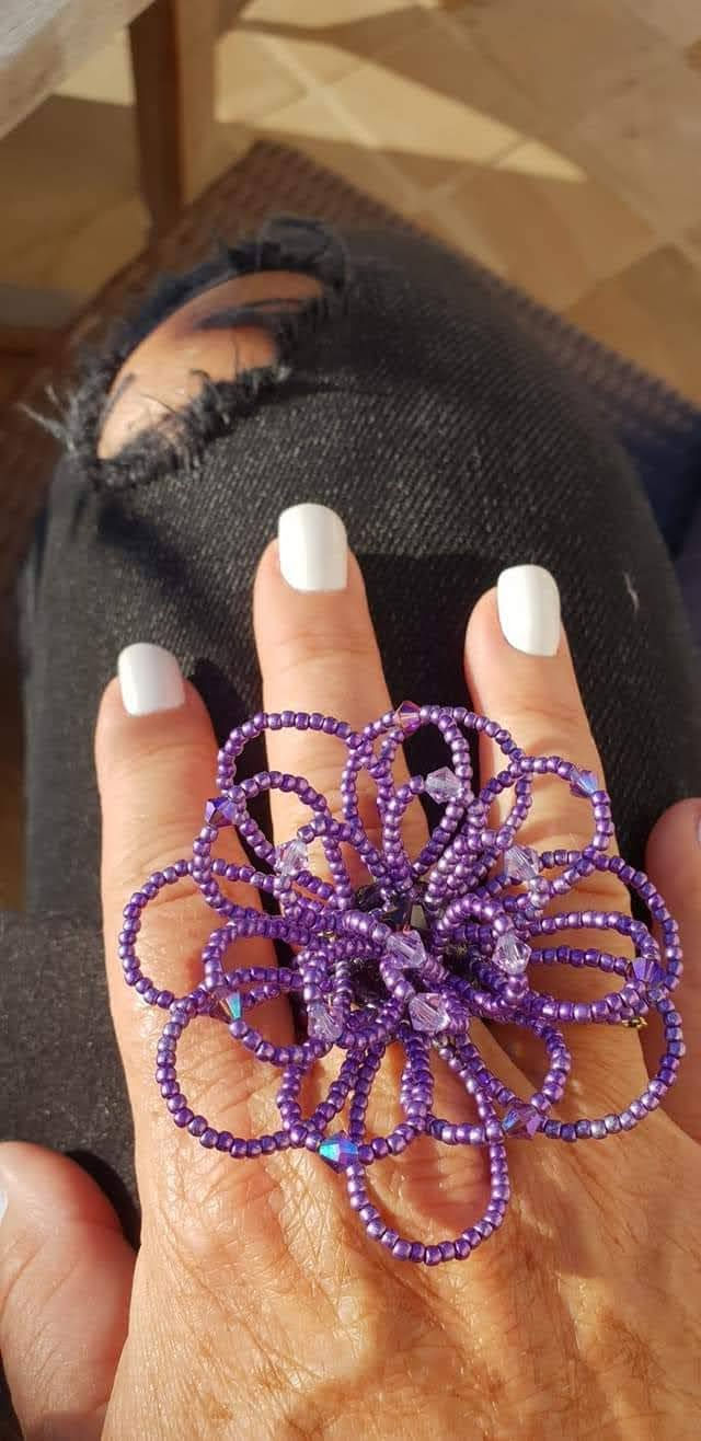 Thumbnail: Bague fleur