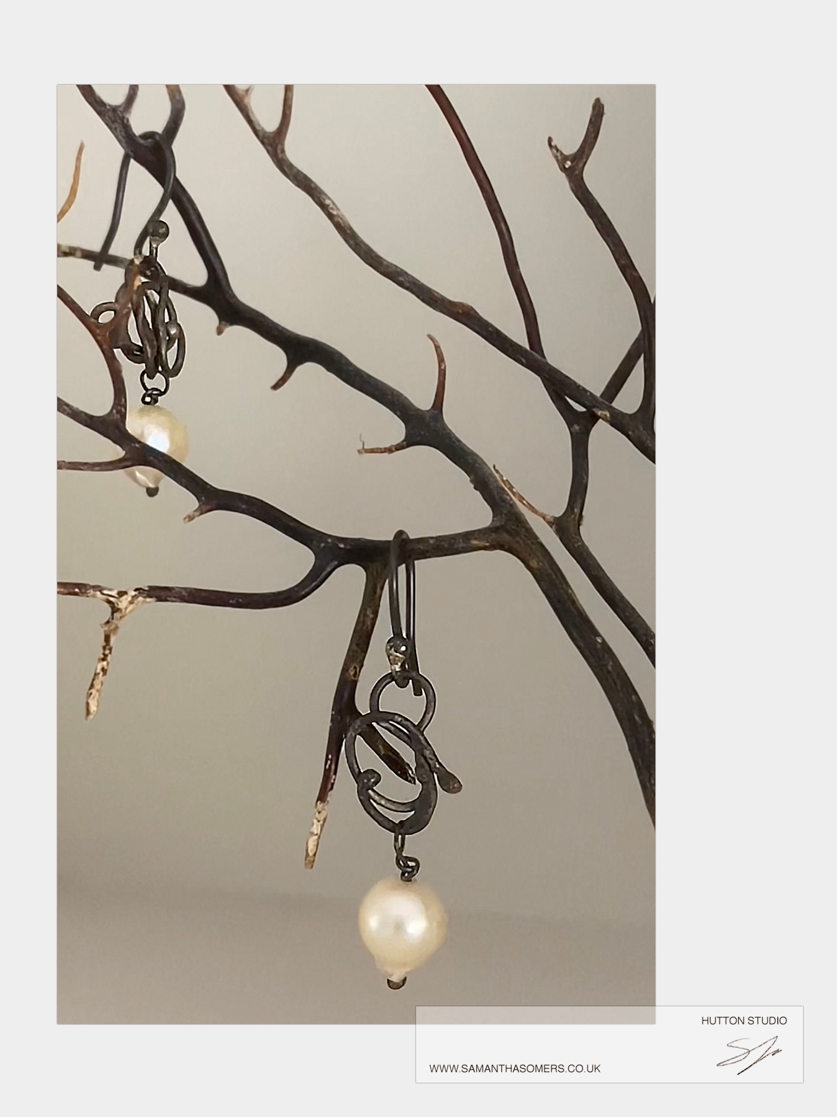 'THE SQUIGGLE' Earrings by Ruth Claydon