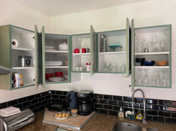 Fully stocked kitchen
