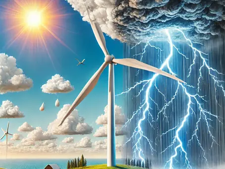 Větrná elektrárna prý mění počasí.