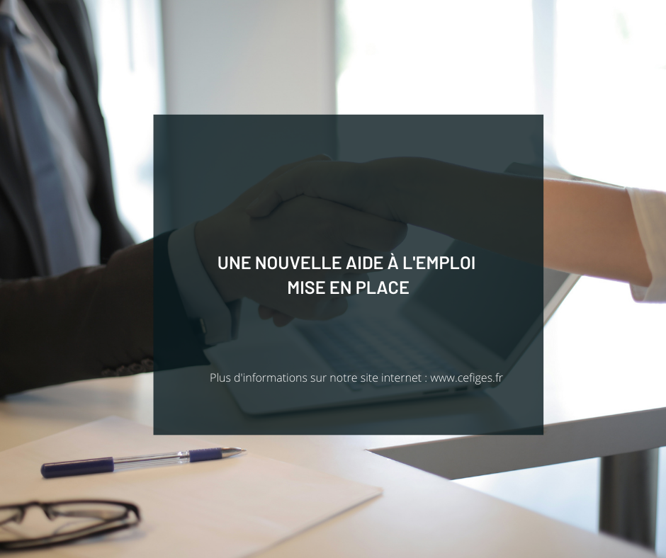 Une Nouvelle Aide A L Emploi Mise En Place Au 1er Juillet