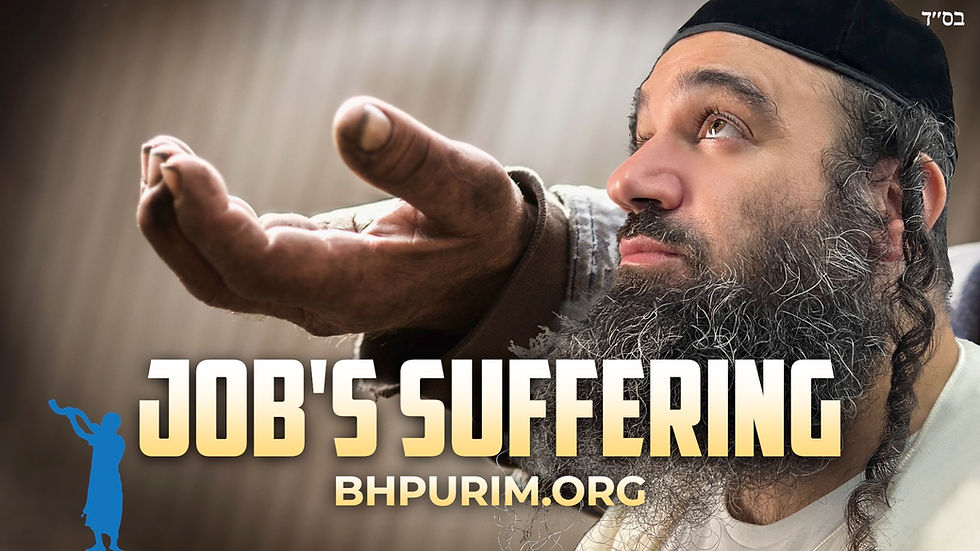 Why Did HaShem Allow Job To Suffer