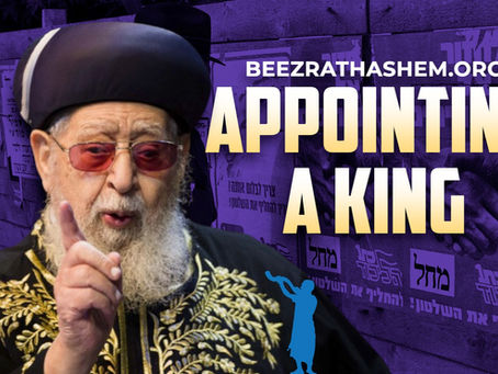 I Will Appoint A King Over Myself - Parashat Shoftim