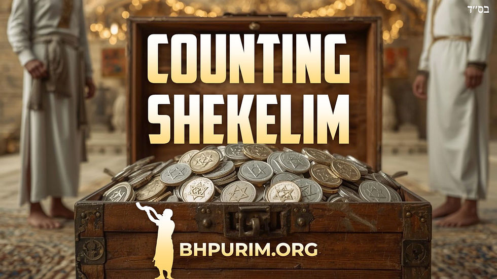 Counting Shekalim In The Beit HaMikdash