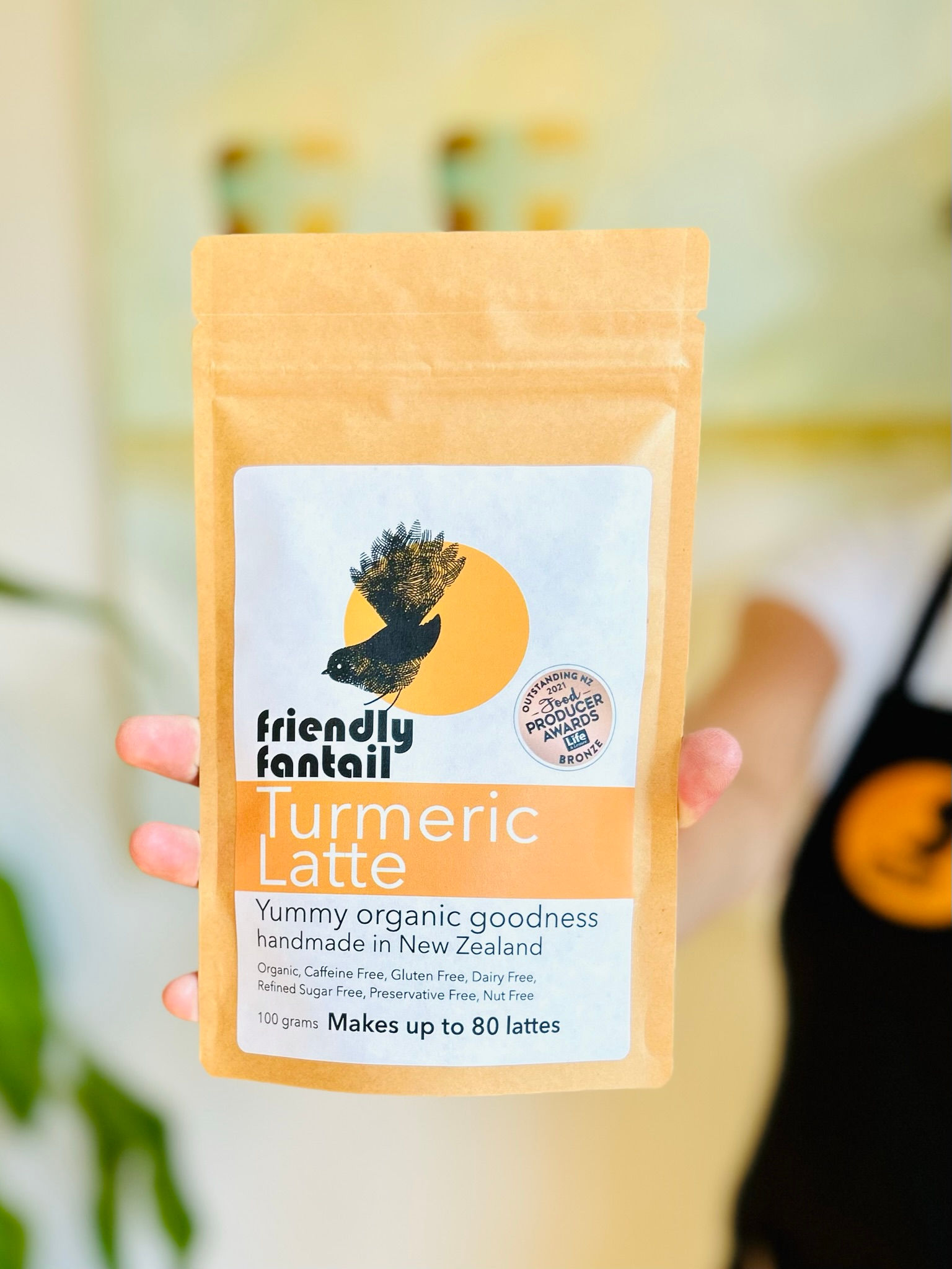 Friendly Fantail Organic Turmeric Latte