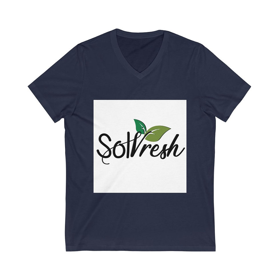 Thumbnail: Unisex Jersey Short Sleeve V-Neck Tee