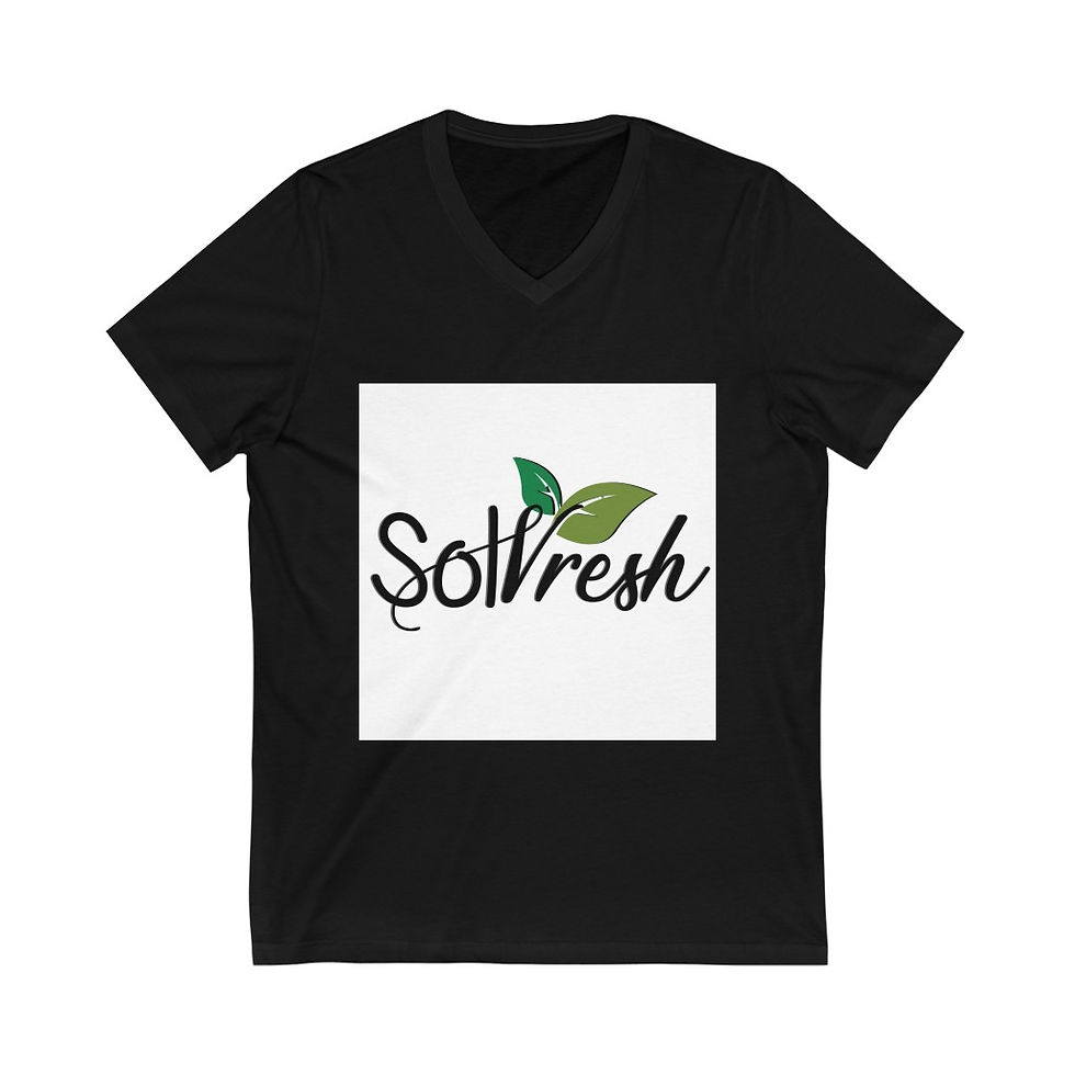Thumbnail: Unisex Jersey Short Sleeve V-Neck Tee
