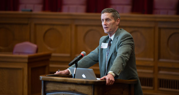 Dr. James Collard speaking at the 2019 ITIO conference in Norman, Oklahoma_