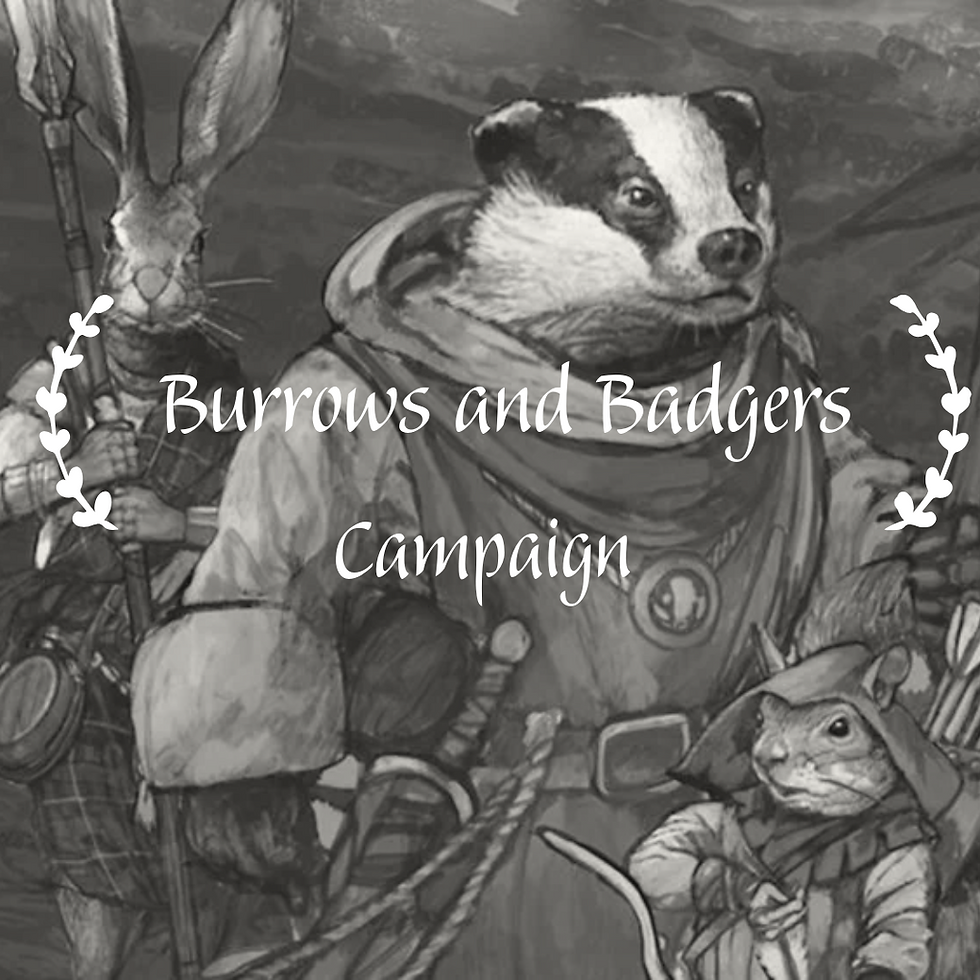 Burrows and Badgers Campaign