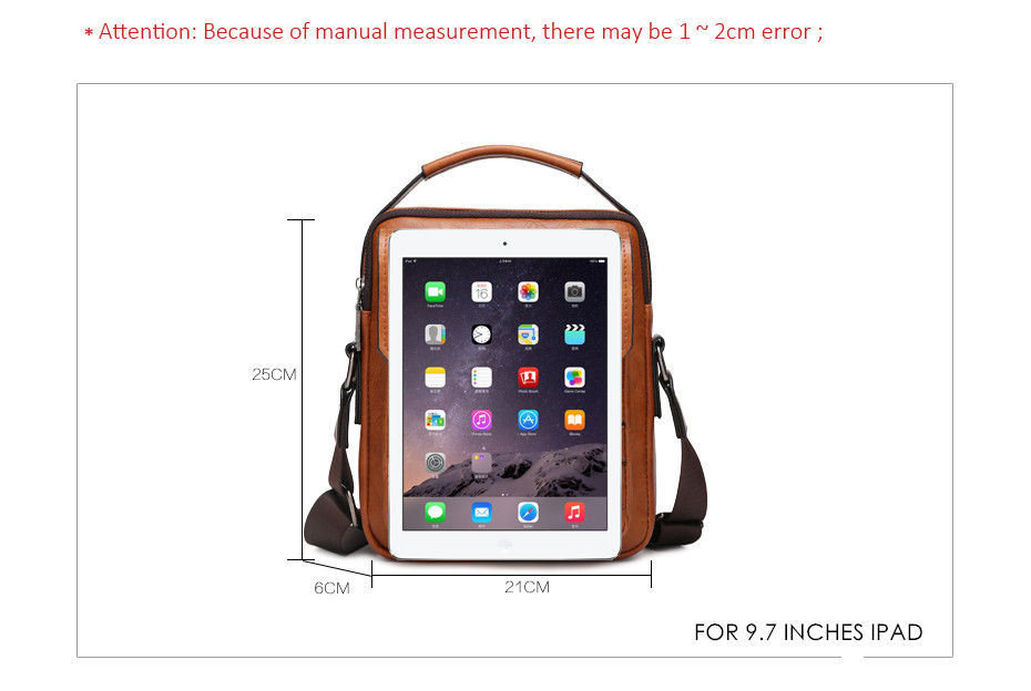 Miniatura: JEEP BULUO Multi-function Business Handbags Men New Man's Shoulder Bag Large Cap