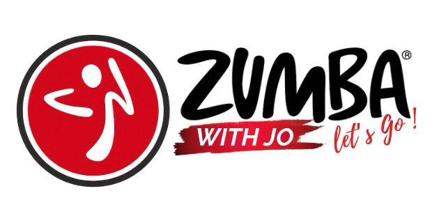 Zumba With Jo lets go logo