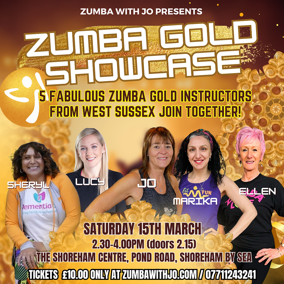 Zumba Gold Showcase presented by Zumba With Jo...Let's go!