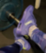 Purple Zumba shoes