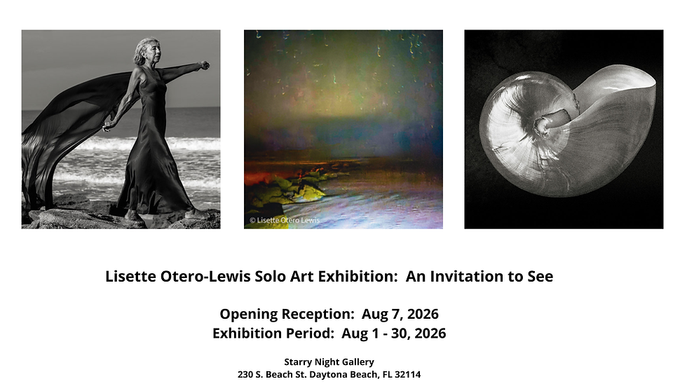 Lisette Otero-Lewis Solo Art Exhibition: An Invitation to See