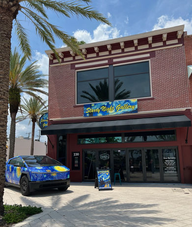 Local art at Starry Night Gallery