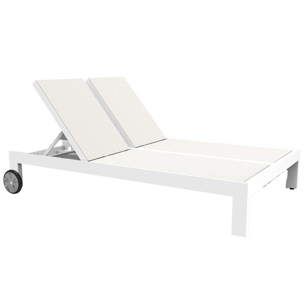 Newport Adjustable Sling Double Chaise Lounge