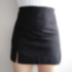 Black A-line Skirt